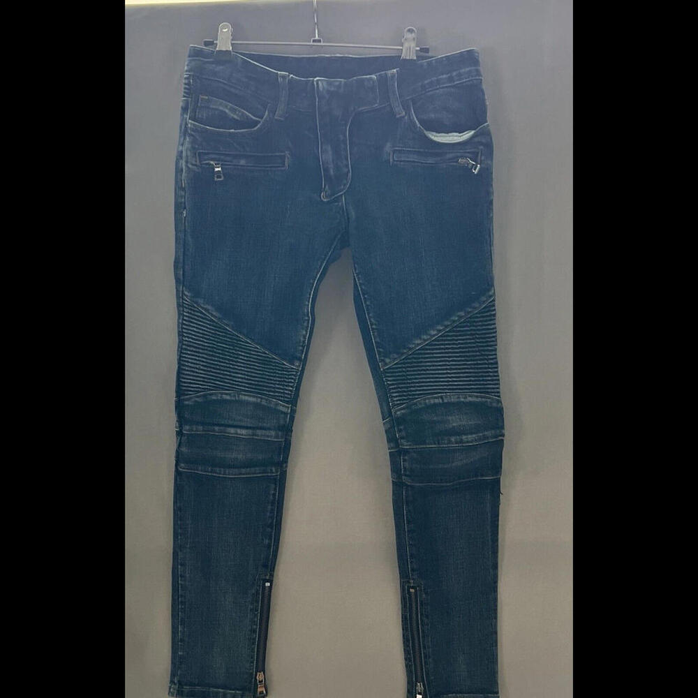 Balmain | Skinny Biker Women's Jeans - Size 28